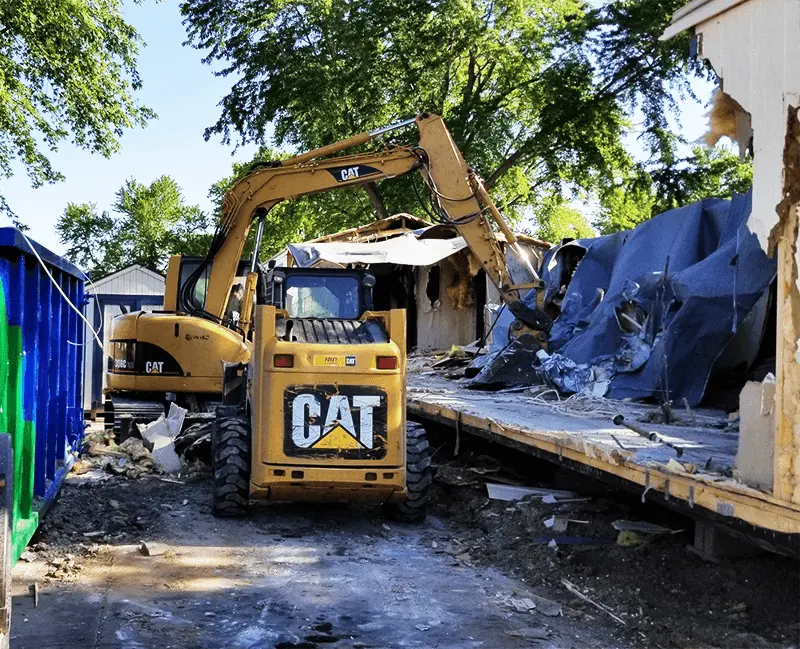 mobile home demolition